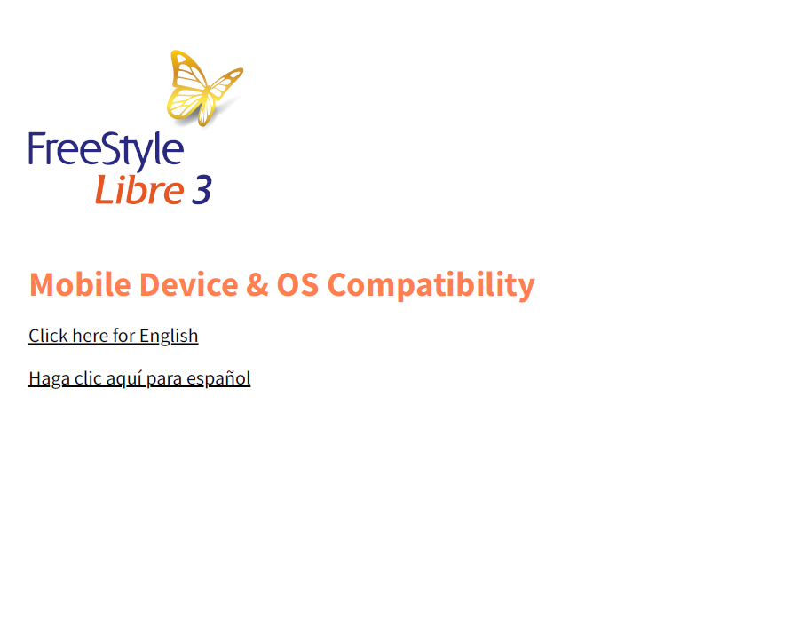 FreeStyle Libre 3 Mobile Device and OS Compatibility Guide
