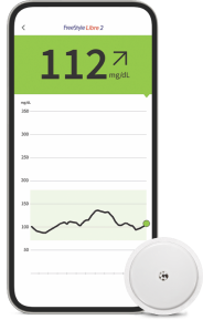 FreeStyle Libre 2 sensor and mobile app
