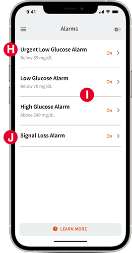 iphone alarms screen