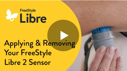 Applying the FreeStyle Libre 2 sensor