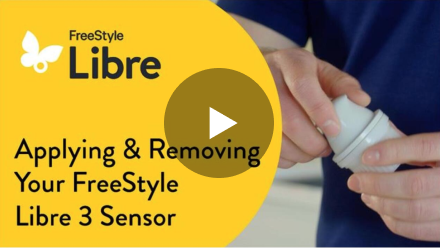 Applying the FreeStyle Libre 3 sensor